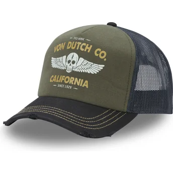 Cap curbată multicolor snapback de Von Dutch