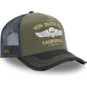 cappellino-trucker-verde-blu-e-nero-crew24-di-von-dutch