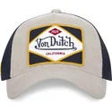 von-dutch-gry-graue-und-marineblaue-trucker-kappe