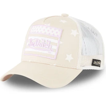 Gorra trucker rosa y blanca para niño KID_STAR LP de Von Dutch