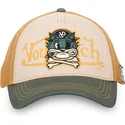 cap-curbata-beige-snapback-de-von-dutch