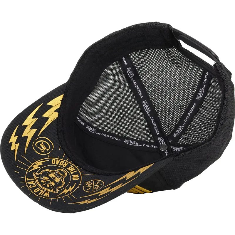 cappellino-trucker-nero-rock03-di-von-dutch