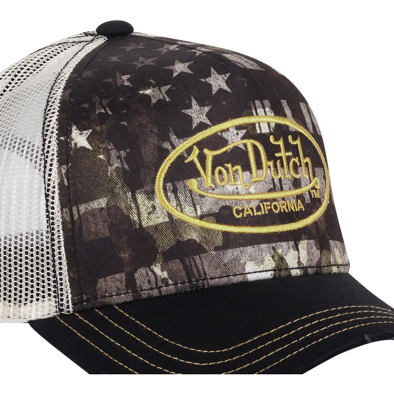 von-dutch-subl02-schwarze-und-weisse-trucker-kappe