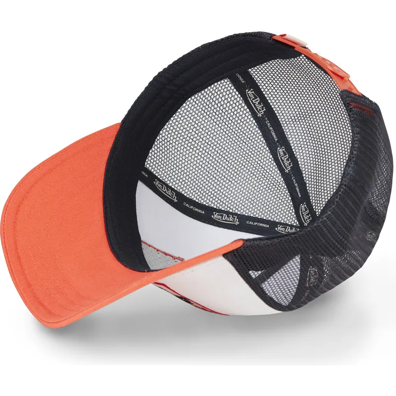 cappellino-trucker-bianco-nero-e-arancione-surf08-di-von-dutch