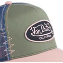 czapka-trucker-zielona-niebieska-i-rozowa-used-03-od-von-dutch