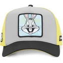 gorra-curva-gris-gul-och-svart-snapback-bugs-bunny-loo11-bep1-looney-tunes-fran-capslab