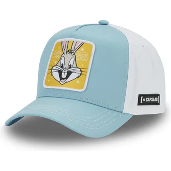 Casquette trucker bleue et blanche snapback Bugs Bunny LOO11 BEP2 Looney Tunes Capslab