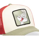 capslab-looney-tunes-loo11-bug1-bugs-bunny-trucker-cap-in-beige-rot-und-grun