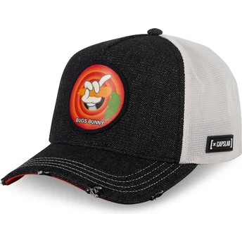 Cap curbată black snapback Bugs Bunny Looney Tunes de Capslab
