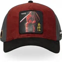 casquette-trucker-rouge-grise-et-noire-fujibayashi-naoe-nao-assassins-creed-capslab