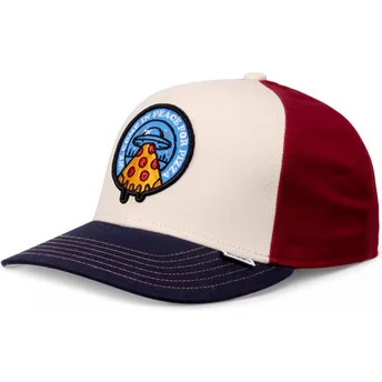 Șepci curbată papagal snapback pentru copii Peace Pizza Food de Djinns