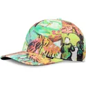 cappello-snapback-multicolore-con-visiera-curva-truefit-painting-di-djinns