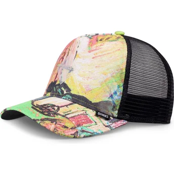 Șepci curbată papagal snapback HFT Painting de Djinns