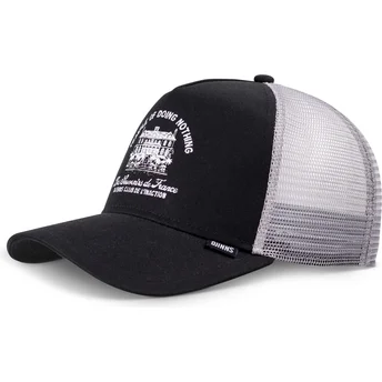 Casquette trucker noire et grise HFT DNC Temple Djinns