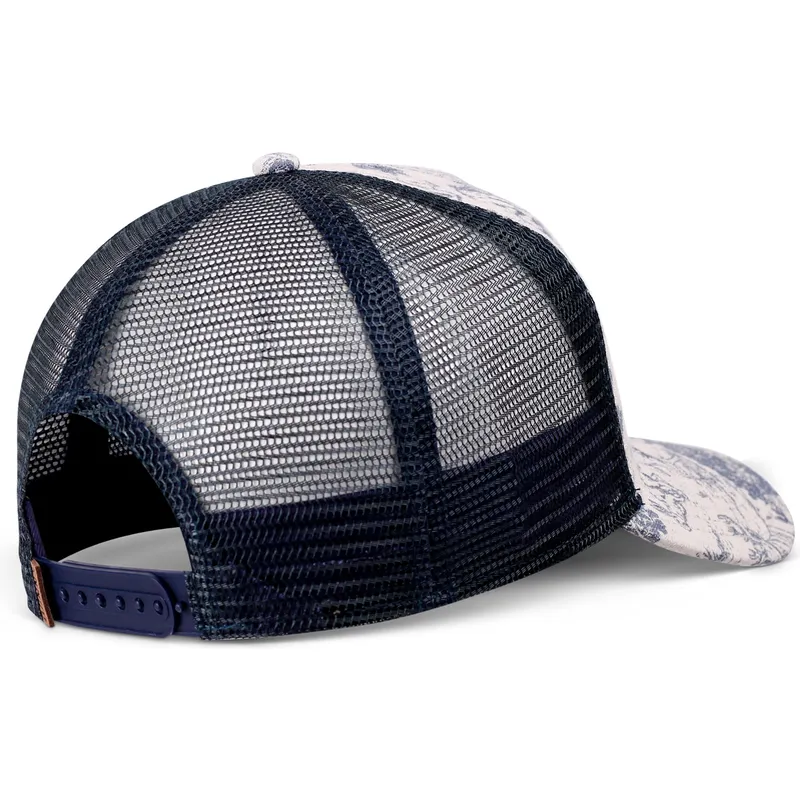 epci-curbata-bleumarin-snapback-hft-deer-pattern-de-djinns
