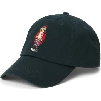 Gorra curva negra ajustable Classic Sport Polo Bear de Polo Ralph Lauren