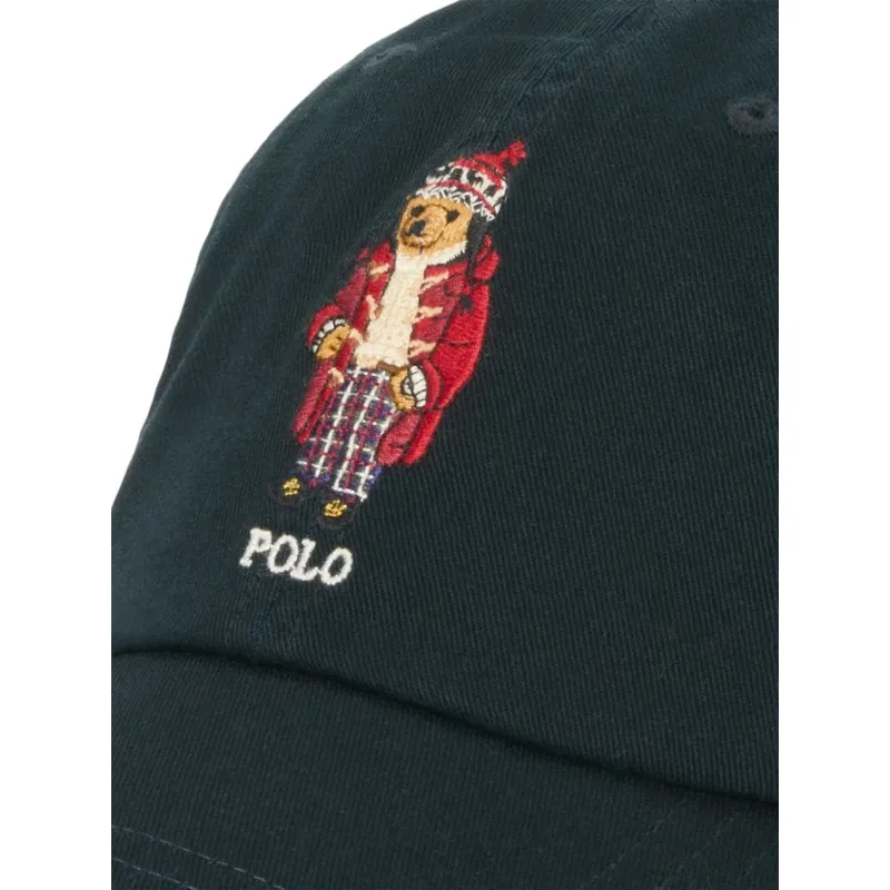 schwarze-verstellbare-classic-sport-polo-bear-kappe-von-polo-ralph-lauren