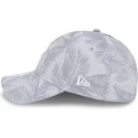 justerbar-gra-kurvkeps-for-kvinnor-9twenty-leaf-open-back-spring-training-fan-pack-2025-fran-new-york-yankees-mlb-av-new-era
