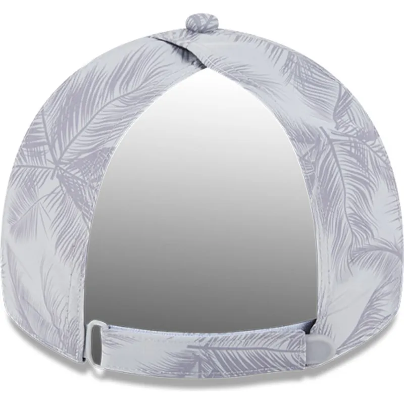 cap-curbata-gray-adjustable-strap-9twenty-leaf-open-back-spring-training-fan-pack-2025-de-new-york-yankees-mlb-de-new-era