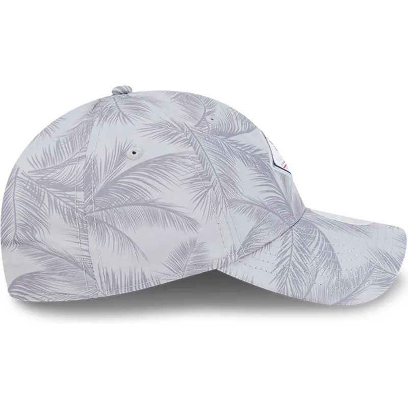 cappellino-curvo-grigio-regolabile-da-donna-9twenty-leaf-open-back-spring-training-fan-pack-2025-dei-new-york-yankees-mlb-di-new