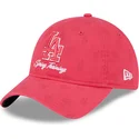 cap-curbata-pink-adjustable-strap-9twenty-pattern-spring-training-fan-pack-2025-de-los-angeles-dodgers-mlb-de-new-era