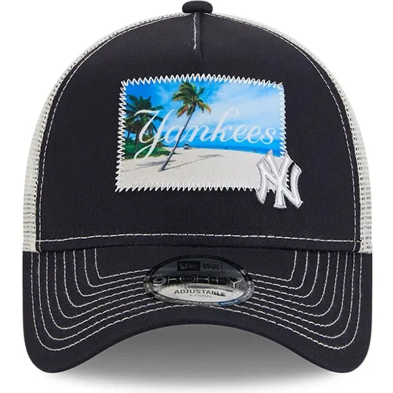 epci-curbata-bleumarin-snapback-9forty-a-frame-patch-spring-training-fan-pack-2025-de-new-york-yankees-mlb-de-new-era