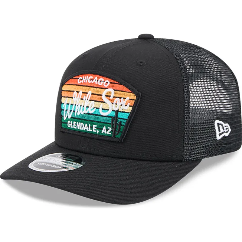 epci-curbata-negru-snapback-9seventy-stretch-snap-mesh-spring-training-fan-pack-2025-de-chicago-white-sox-mlb-de-new-era