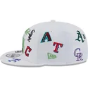 cappellino-piatto-bianco-snapback-9fifty-scatter-spring-training-fan-pack-2025-con-logo-mlb-cactus-league-di-new-era
