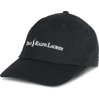 Casquette courbée noire ajustable Classic Sport Polo Ralph Lauren