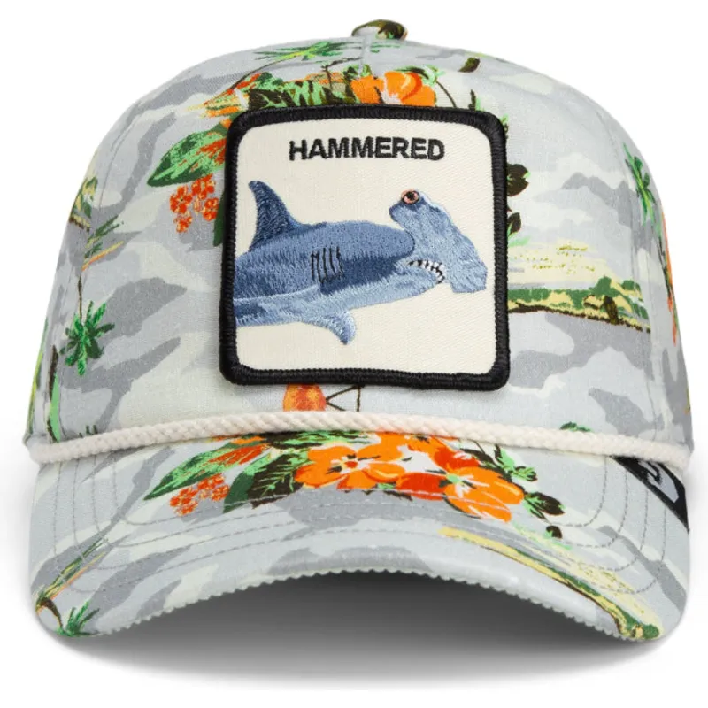 epci-curbata-alb-snapback-martillo-hammered-nailed-it-salty-rim-the-farm-de-goorin-bros