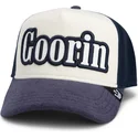 goorin-bros-full-flavor-wordmark-french-terry-beige-and-navy-blue-trucker-hat