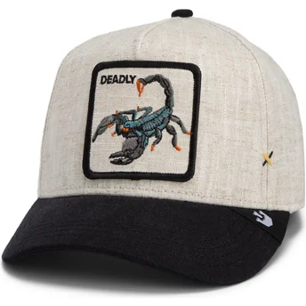 Șepci curbată bej snapback Deadly Lethal Linen Rugged Comfort The Farm de Goorin Bros.