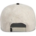 cappellino-visiera-curva-beige-e-nero-snapback-scorpione-deadly-lethal-linen-rugged-comfort-the-farm-di-goorin-bros