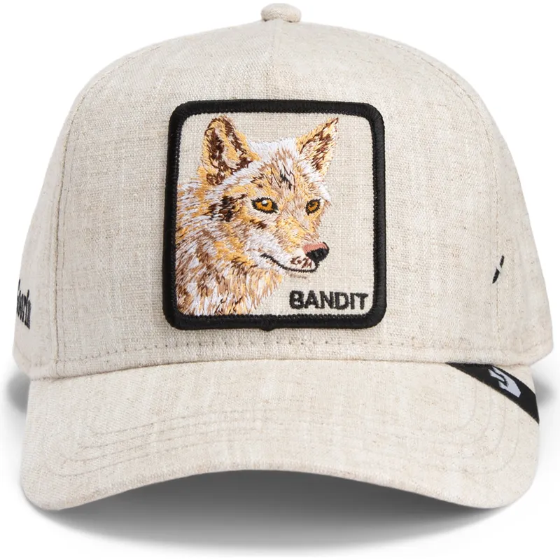 beige-gebogener-snapback-cap-bandit-coyote-cloth-rugged-comfort-the-farm-von-goorin-bros