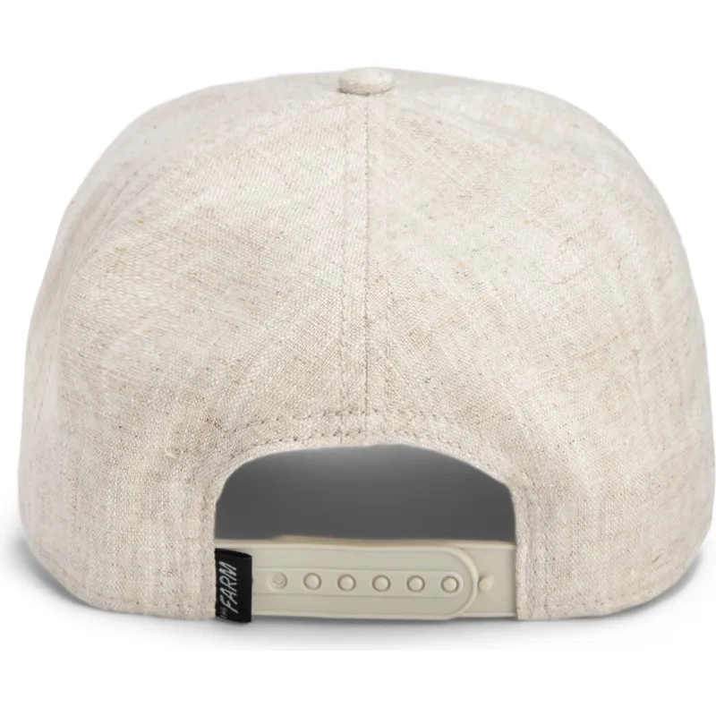 berretto-snapback-beige-bandit-coyote-cloth-rugged-comfort-the-farm-di-goorin-bros