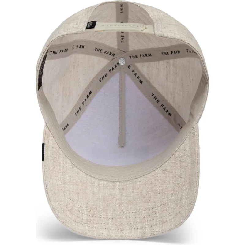 cap-curbata-beige-snapback-the-farm-de-goorin-bros