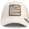 trucker-cap-beige-schlange-menace-deadly-companion-core-canvas-the-farm-von-goorin-bros