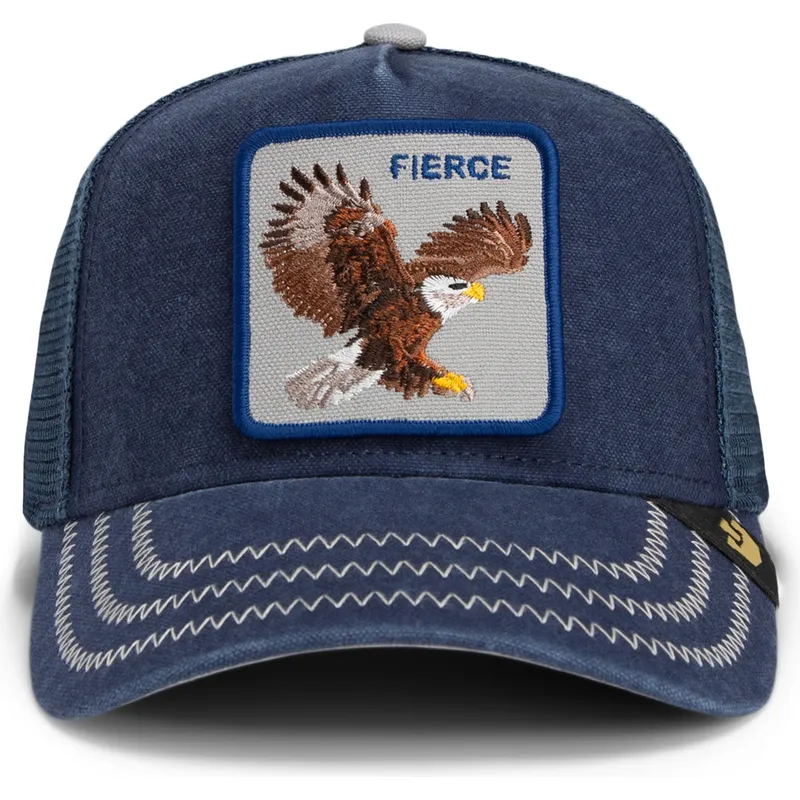 trucker-cap-navyblau-adler-fierce-bird-of-prey-core-canvas-the-farm-von-goorin-bros