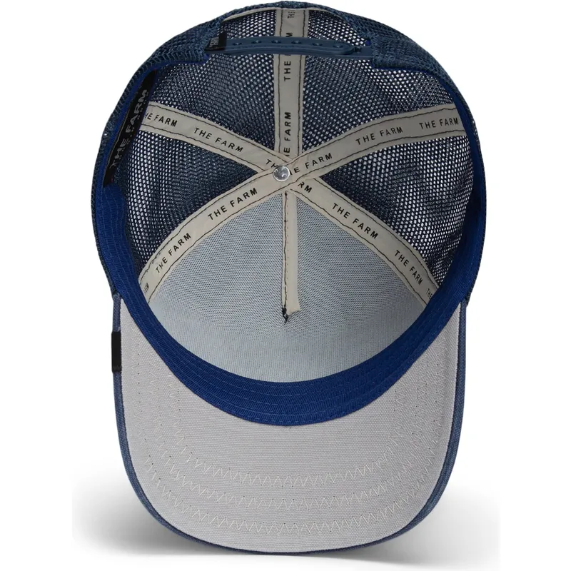 truckerkeps-marinbla-orn-fierce-bird-of-prey-core-canvas-the-farm-fran-goorin-bros