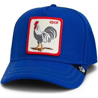 Cappellino visiera curva blu snapback gallo Cock Rooster Field 100 The Farm di Goorin Bros.