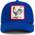 niebieska-czapka-z-daszkiem-snapback-kogut-cock-rooster-field-100-the-farm-od-goorin-bros