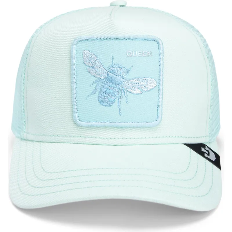 trucker-cap-blau-biene-mirage-queen-chroma-wave-the-farm-von-goorin-bros