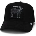 epci-curbata-negru-snapback-the-suede-sheep-global-core-micro-suede-the-farm-de-goorin-bros