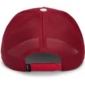 casquette-trucker-rouge-the-suede-bull-global-core-micro-suede-the-farm-goorin-bros