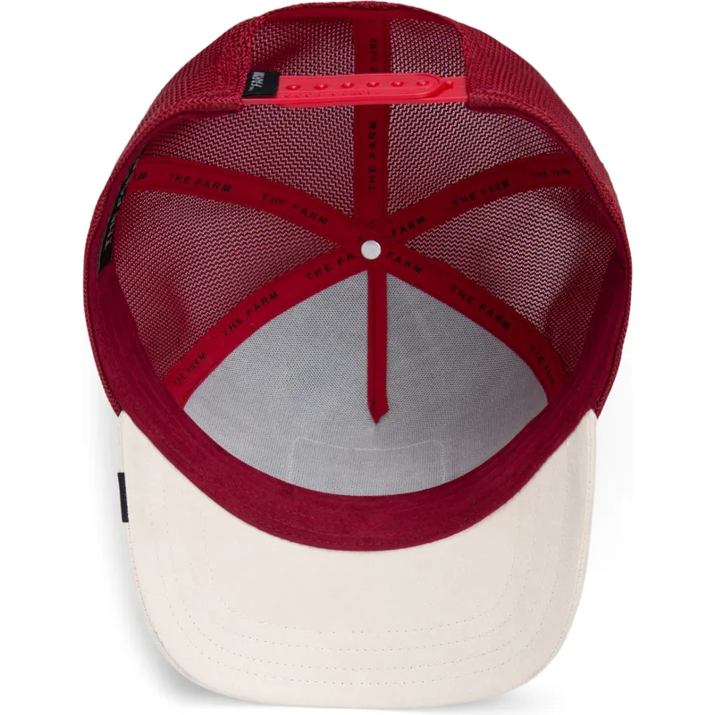 rote-trucker-kappe-toro-the-suede-bull-global-core-micro-suede-the-farm-von-goorin-bros