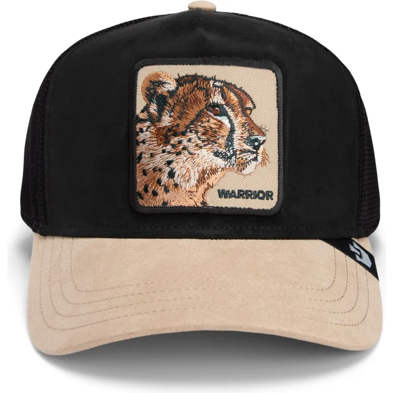 epci-curbata-negru-snapback-warrior-the-suede-cheetah-global-core-micro-suede-the-farm-de-goorin-bros