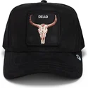epci-curbata-negru-snapback-dead-the-suede-skull-global-core-micro-suede-the-farm-de-goorin-bros