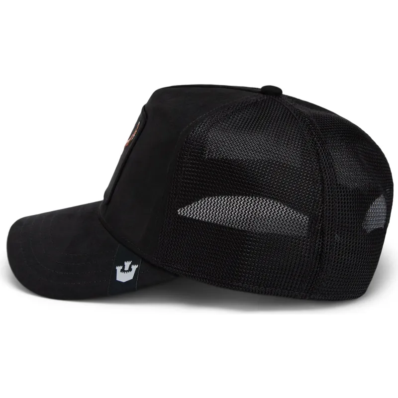 epci-curbata-negru-snapback-dead-the-suede-skull-global-core-micro-suede-the-farm-de-goorin-bros