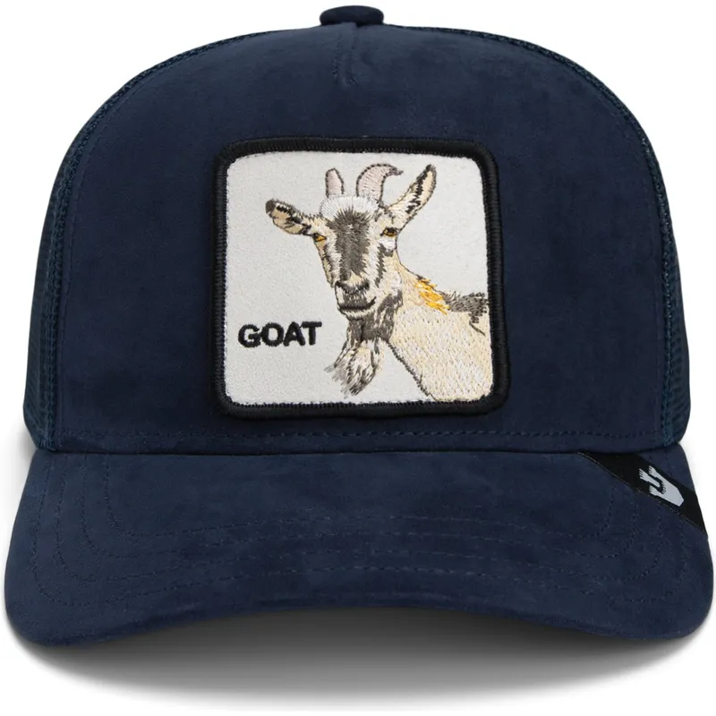 marineblaue-trucker-kappe-ziege-the-suede-goat-global-core-micro-suede-the-farm-von-goorin-bros