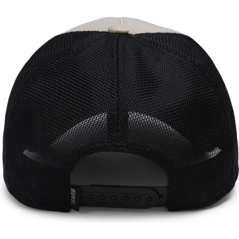 berretto-trucker-beige-e-nero-capra-gb2-goat-the-rocker-the-farm-di-goorin-bros